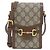 Borsa a tracolla Gucci Horsebit 1955 Marrone Beige