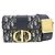Sac à main boîte Christian Dior DIOR OBLIQUE 30 Montaigne Bleu