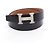 Hermès Cintura Hermes Constance H-Belt Marrone Nero Argento