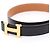 Hermès Hermes Constance H-Belt Gürtel Braun Schwarz Golden - Ansicht 2
