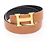 Hermès Hermes Constance H-Belt Gürtel Braun Schwarz Golden - Ansicht 6