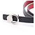 Hermès Hermes Sellier Reversible Belt Black Silvery Red - view 2