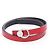 Hermès Hermes Sellier Reversible Belt Black Silvery Red - view 4