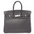 Hermès Hermes Birkin 25 Handtasche Braun Lila Damier ebene