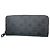 Louis Vuitton Monogram Midnight Zippy Wallet Black