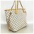 Borsa Tote Louis Vuitton Damier Azur Neverfull MM Bianco - vista 2