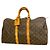 Louis Vuitton Brown Boston Monogram Keepall 45 Marrom