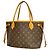 Sac cabas Louis Vuitton Monogram Neverfull PM Marron