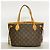 Sac cabas Louis Vuitton Monogram Neverfull PM Marron - vue 11