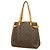 Sac Cabas Vertical Louis Vuitton Monogram Batignolles Marron