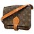Borsa a tracolla Louis Vuitton Monogram Cartouchiere MM Marrone