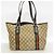 Gucci GG Canvas Sherry Line Tote Bag Braun Beige - Ansicht 10