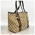 Gucci GG Canvas Sherry Line Tote Bag Braun Beige - Ansicht 2