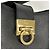 Borsa a tracolla in pelle Gancini Salvatore Ferragamo Nero - vista 10