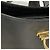Borsa a tracolla in pelle Gancini Salvatore Ferragamo Nero - vista 9