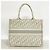 Christian Dior Book Tote Tasche aus grauem Canvas Braun - Ansicht 9