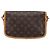 Louis Vuitton Sac Gibeciere Messenger Monogram Canvas PM Marrom - vista 2