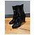 Louis Vuitton Stivaletti Monogram con Tacco Marrone Nero - vista 9