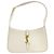Autre Marque Saint Laurent Le 5 a 7 Hobo Leather Small Blanco