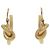 Céline Pendientes de aro Knot de Celine Dorado