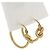 Céline Pendientes de aro Knot de Celine Dorado - vista 3