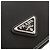 Saffiano Portafoglio bi-fold Prada con logo triangolo nero - vista 8