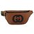 Cintura Gucci Dapper Dan in pelle con stampa GG Marrone