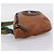 Cintura Gucci Dapper Dan in pelle con stampa GG Marrone - vista 3