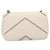 Chanel Macro Flap Chevron Caviar Small Bianco - vista 2