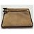 Pochette Piatta Loewe Anagram in Camoscio Marrone chiaro - vista 3