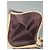 Pochette Piatta Loewe Anagram in Camoscio Marrone chiaro - vista 4