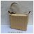 Timeless Borsa a tracolla Chanel Chocolate Bar Beige in pelle d'agnello - vista 3