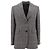 Blazer Prada de lana Prince de Galles Castaño Roja Gris