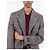 Blazer Prada de lana Prince de Galles Castaño Roja Gris - vista 7