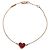 Bracelet Sweet Alhambra Heart Van Cleef & Arpels Doré - vue 2
