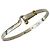 Autre Marque Tiffany & Co. Apple Collection Hook Eye Armreif Silber Golden