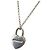 Autre Marque Tiffany & Co. Return to Heart Lock Necklace Silvery - view 2