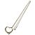 Autre Marque Collar largo Open Heart Large Tiffany Plata - vista 3