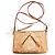 Dries Van Noten Borsa in pelle stropicciata metallizzata oro rosa D'oro