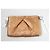 Dries Van Noten Borsa in pelle stropicciata metallizzata oro rosa D'oro - vista 6