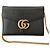 Portafoglio a catena GUCCI GG Marmont Long 401232 Nero Donna