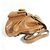 Gucci Bamboo Leder Mini-Rucksack Braun - vue 4
