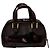 Bolso de mano Loewe Amazona Micro Mini de piel charol Burdeos - vista 3