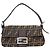 Fendi Zucca Pattern Mamma Bucket Handtasche Braun