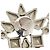 Spilla GUCCI Interlocking G con strass e perle sintetiche Argento - vista 4