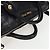 Borsa a mano Miu Miu Vitellolux 2way Black Gold Auth 202521M Nero D'oro - vista 7