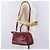 Autre Marque SAINT LAURENT Handtasche Leder 2way Rot Gold Authentisch 206113V Golden - Ansicht 28