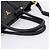 Sac à main PRADA en cuir 2way Noir Or Auth ep16198V Doré - vue 7