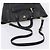 Sac à main PRADA en cuir 2way Noir Or Auth ep16198V Doré - vue 8