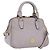 MCM Handtasche Leder 2way Grau Gold Auth 203213 Braun Golden